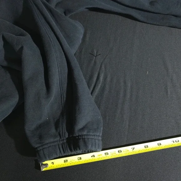 MNML Jogger Sweatpants Mens Black Cotton Blend Drawstring JLounge Size Large - Picture 6 of 13